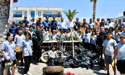 Dünya Çevre Günü'nde Silifke Sahili'nde temizlik