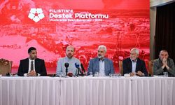 Filistin'e Destek Platformu Filistin'e yönelik çalışmalarını uluslararası basına anlattı