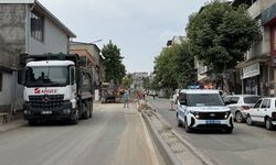 Kahramanmaraş'ta altyapı çalışması sırasında doğal gaz borusu delindi
