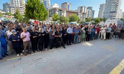 Mersin'de yaşamını yitiren sağlık çalışanı için hastanede tören yapıldı