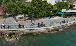 Silifke ilçesinde Atakent Sahili'nin yürüyüş yolu tamamlandı
