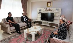 Akdeniz Kaymakamı Beşikci'den gazilere ve şehit yakınlarına ziyaret