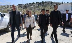 Antalya Büyükşehir Belediye Başkan Vekili Özdemir, Feslikan'da güreş sahasını gezdi