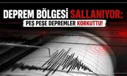 Deprem Bölgesi Sallanıyor: Peş Peşe Depremler Korkuttu!