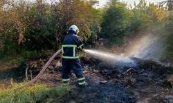 Hatay'da bahçede çıkan yangın söndürüldü