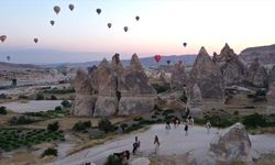 Kapadokya'da yılın ilk yarısında 250 bini aşkın turist balon turuna katıldı