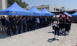 Mersin'de kalp krizi sonucu vefat eden polis için tören düzenlendi