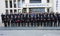 Hatay Emniyeti'nde Rütbe Terfi Töreni Gerçekleştirildi!