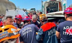 Adana'da içme suyu tünel hattında meydana gelen göçükte 1 işçi öldü, 1 işçi yaralandı