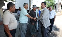 Akdeniz Kaymakamı ve Belediye Başkan Vekili Beşikci vatandaşlarla görüştü