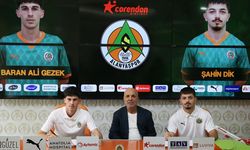 Alanyaspor, Baran Ali Gezek ve Şahin Dik'i transfer etti