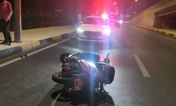 Antalya'da devrilen motosikletin sürücüsü öldü