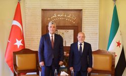 Bakan Bolat, Suriye Ekonomi ve Sanayi Bakanı eş-Şaar ile bir araya geldi