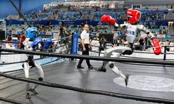 Çin'de Dünya İnsansı Robot Oyunları'nın final müsabakaları yapıldı