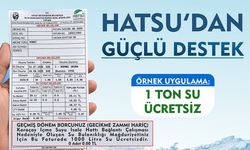 Hatay'daki 3 İlçeye  HATSU'dan Ücretsiz Su Desteği!
