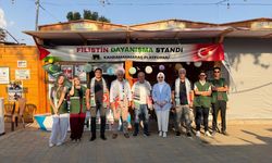Kahramanmaraş'ta Filistin dayanışma standı açıldı