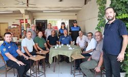 Mersin İl Emniyet Müdürü Aktaş esnaf ve vatandaşlarla buluştu