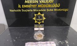 Mersin'de uyuşturucu operasyonunda 190 gram eroin ele geçirildi