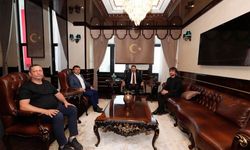 Yeşilay Hatay Şube Başkanı Ömer Bilgin'den Vali Masatlı'ya ziyaret
