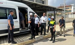Anamur'da okul servis araçları denetlendi