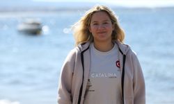 Catalina Kanalı'nı geçen Ece Demir'in yeni hedefi Manş Denizi