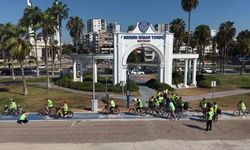 Mersin'de bisiklet pedalları bağımlılıkla mücadele için çevrildi