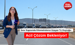 Sınır Kapısında Kilometrelerce Uzayan Tır Kuyruğu: Acil Çözüm Bekleniyor!