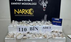Adana'da otomobilde 110 bin uyuşturucu hap ele geçirildi
