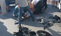 Alanya'da minibüsle çarpışan motosikletin sürücüsü öldü