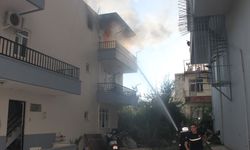 Antalya'da bir evde çıkan yangın söndürüldü