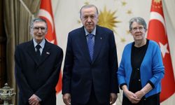 Cumhurbaşkanı Erdoğan, Nobel ödüllü bilim insanı Prof. Dr. Sancar'ı kabul etti