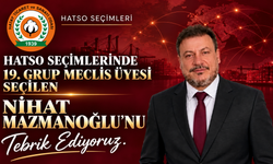 HATSO Seçimlerinde 19. Grup Meclis Üyesi "Mazmanoğlu"