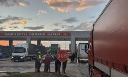 Hatay'dan Sonra Edirne'de TIR Şoförleri Eylemde! Sınır Kapısı Kapatıldı