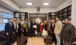 Hatay Barosu Başkanı Hatay Tut Mazbatasını Aldı