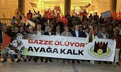 İsrail'in Gazze'de uyguladığı soykırım Kahramanmaraş'ta protesto edildi