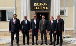 Hatay'da Beş Kurumun Müdüründen Kırıkhan Belediyesine Ziyaret