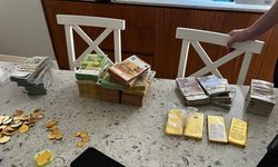 Mersin'deki yolsuzluk soruşturmasında bir adreste yüklü miktarda döviz ve altın ele geçirildi