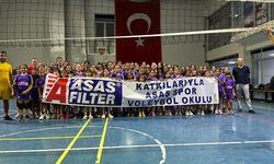 Asaşspor Voleybol Okulu Yıldız Yetiştirmeye Devam Ediyor