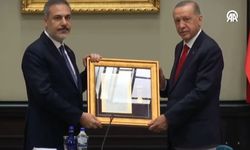 Cumhurbaşkanı Erdoğan'dan, Hakan Fidan'a "üstün hizmet madalyası"