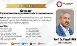 MKÜ Projelerine TÜBİTAK Desteği