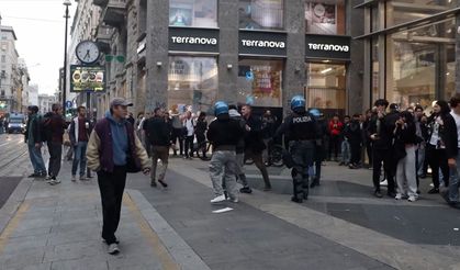 Milano'da devam eden şiddet olaylarında 160 kişi gözaltına alındı