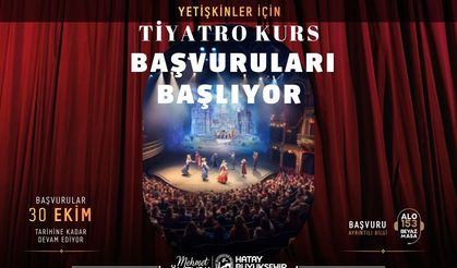 Hatay'da 18 Yaş Üstüne Ücretsiz Tiyatro Eğitimi: Başvuru Nasıl Yapılır?