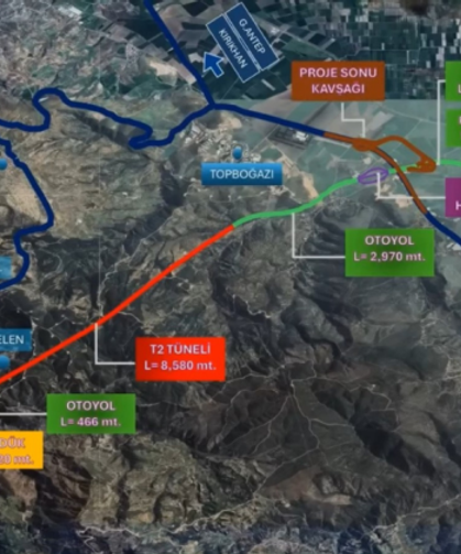 Hatay'ın Dev Projesinde Yeni Gelişme: Amanosların Altından 60 Km. Tünel Geçecek