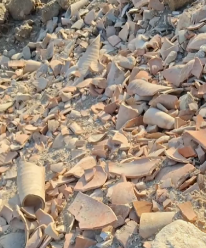 Samandağ'da Yol Kazısı Sırasında Tarihi Eserler Bulundu!