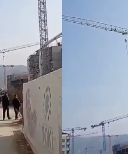 Çekmece Mahallesi'nde Bulunan Şantiyede Gerginlik!