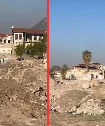 Hatay'da Valilik Yasakladı, Firmalar Dinlemedi: Moloz Yine Kilise Çevresine Döküldü !