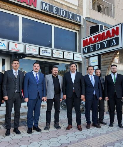 Yeniden Refah Partisi’nden Mazman Medya’ya Ziyaret