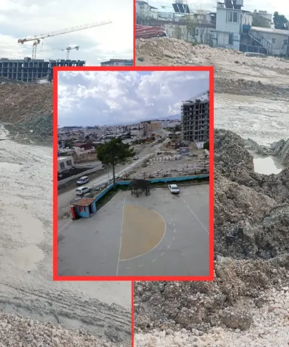 Defne'de ki Bu Yol Çocuklara Yakışmıyor! Okul Yolu Değil Şantiye Alanı!