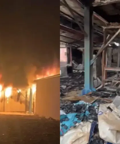 Güzelburç’ta Konteyner Yandı: Aile Kış Günü Her Şeyini Kaybetti