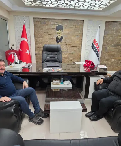Başkan Aydın’dan HGC Başkanı Mazmanoğlu'na Nezaket Ziyareti